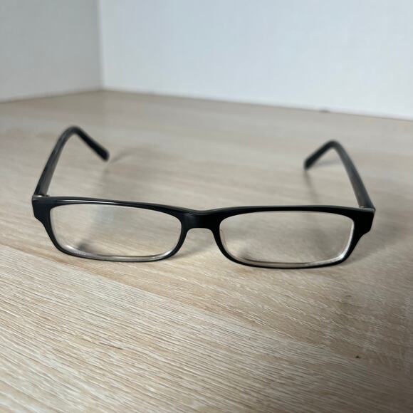 Prada VPR07E 6AW-1O1 Eyeglasses Black Striped Frames 54-14-140 Italy READ - Picture 2 of 10
